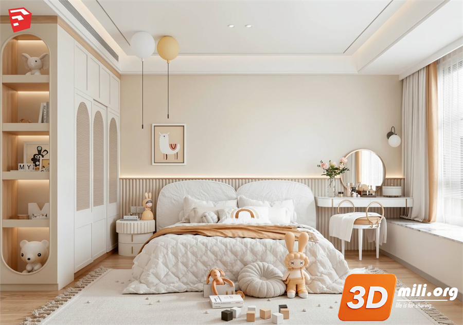Children Room Scenes Skp FIles 